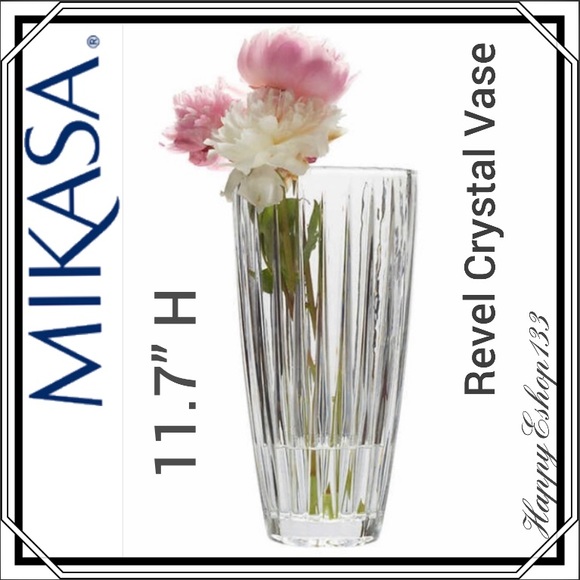 Mikasa Accents Mikasa Revel Crystal Vase 17 299cm Poshmark